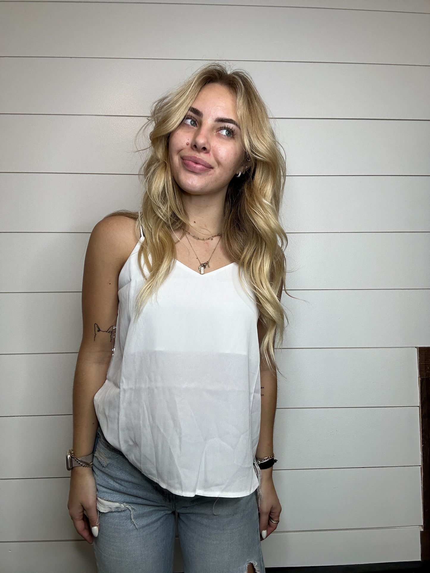 Fitted V-Neck Cami