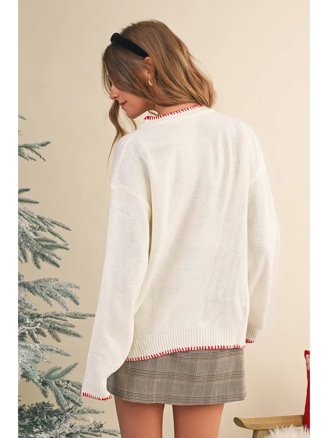 Bow Christmas Sweater