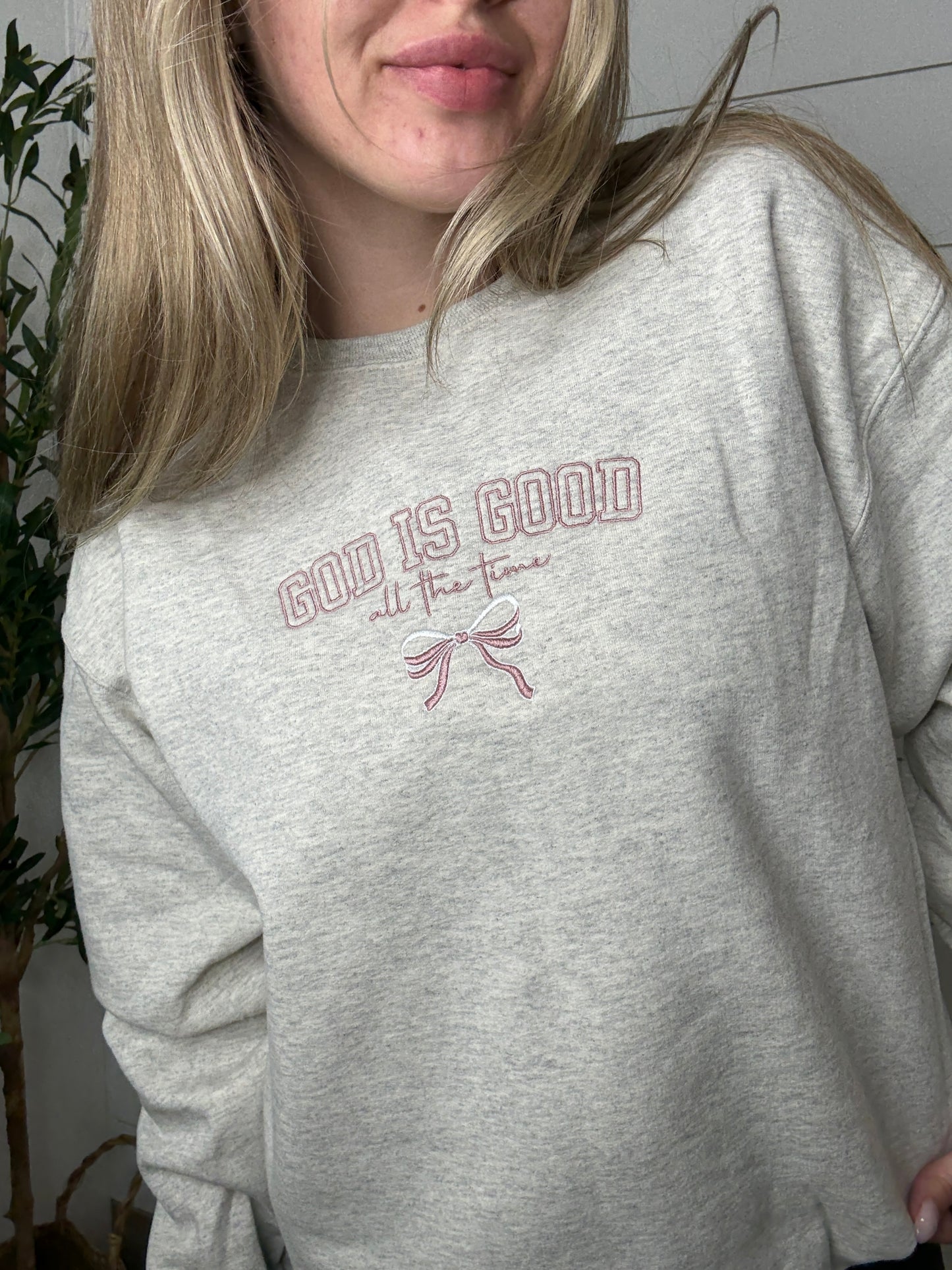 God Is Good Graphic Crewneck
