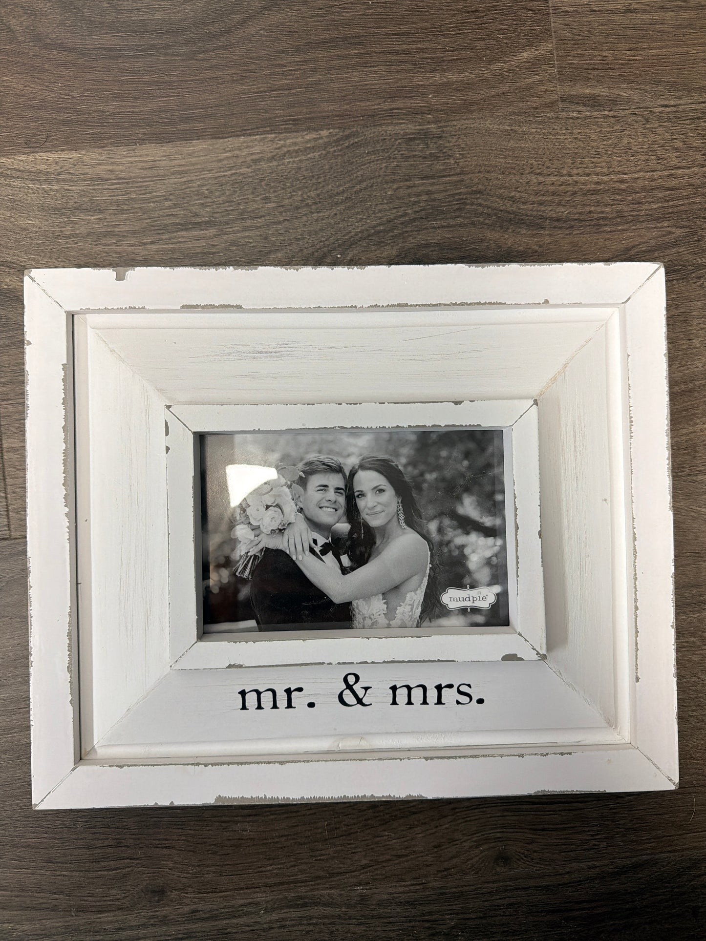 MudPie Mr & Mrs Photo Frame