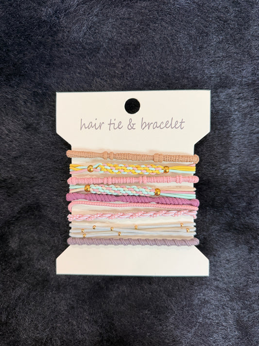 Dual Bracelet Hair Tie Set