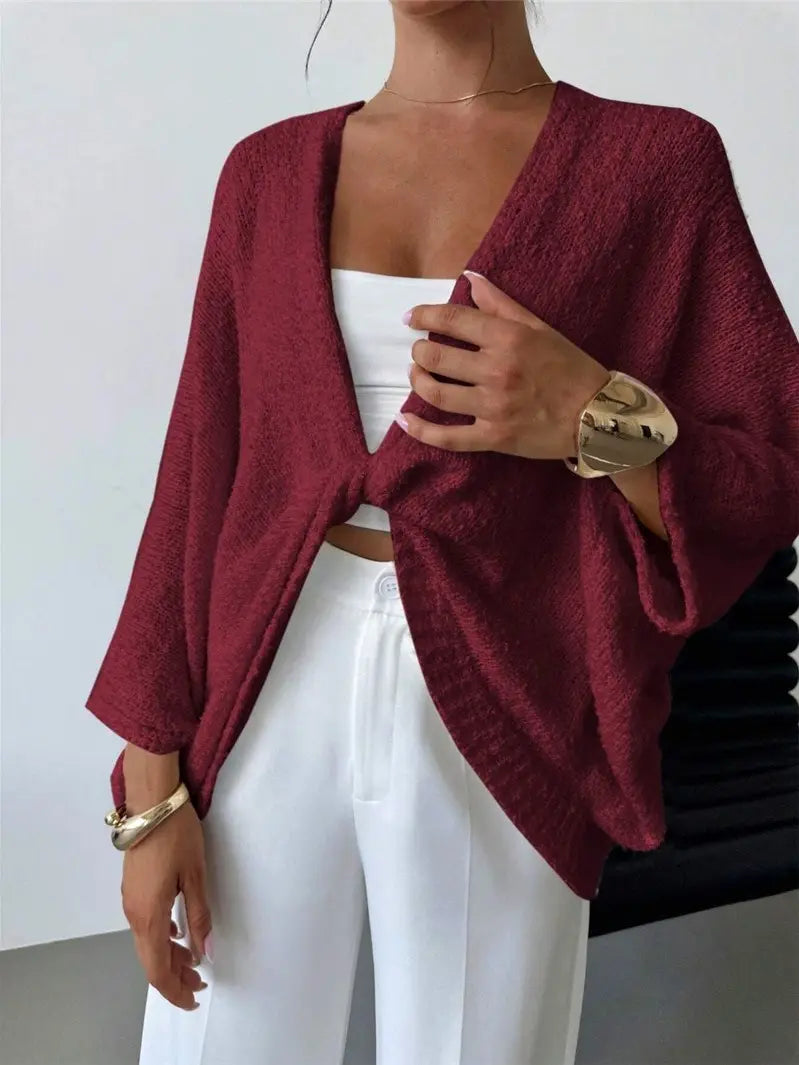 Crossover Knit Cardigan