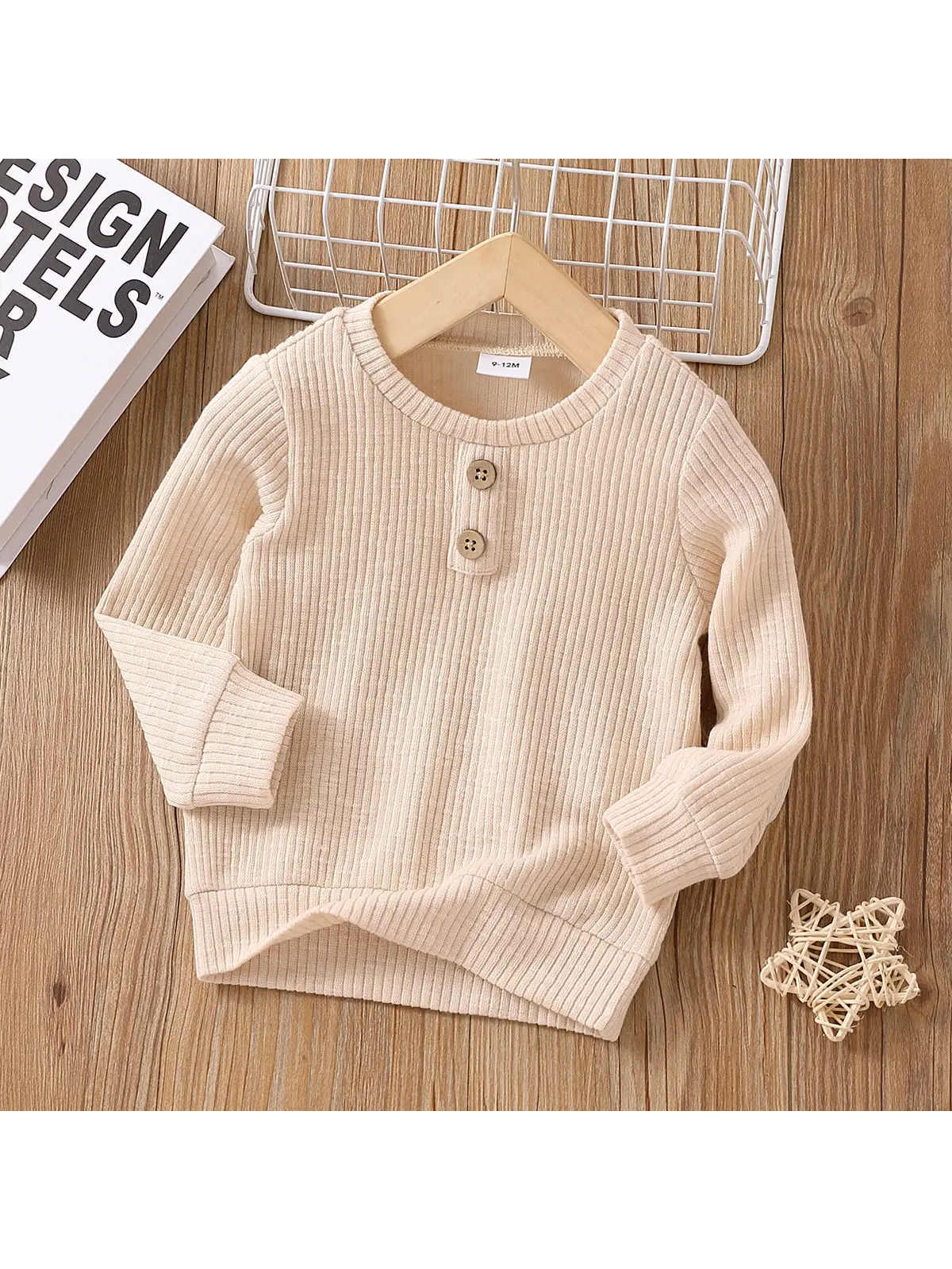 Unisex Ribbed Long Sleeve Top