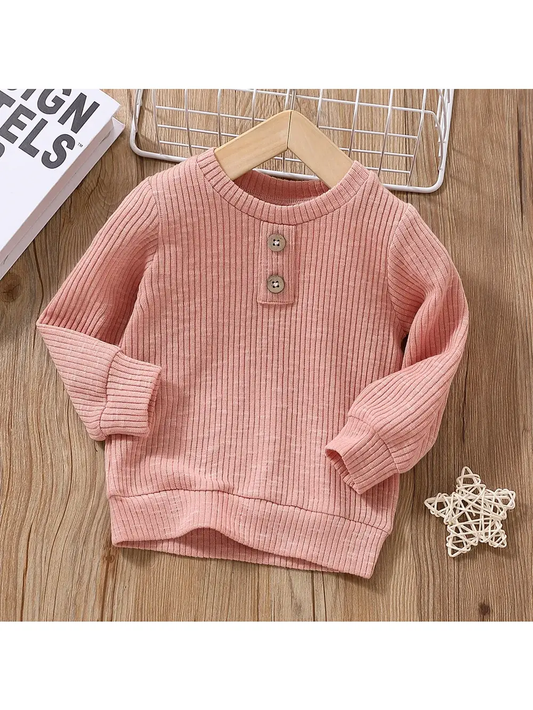 Unisex Ribbed Long Sleeve Top