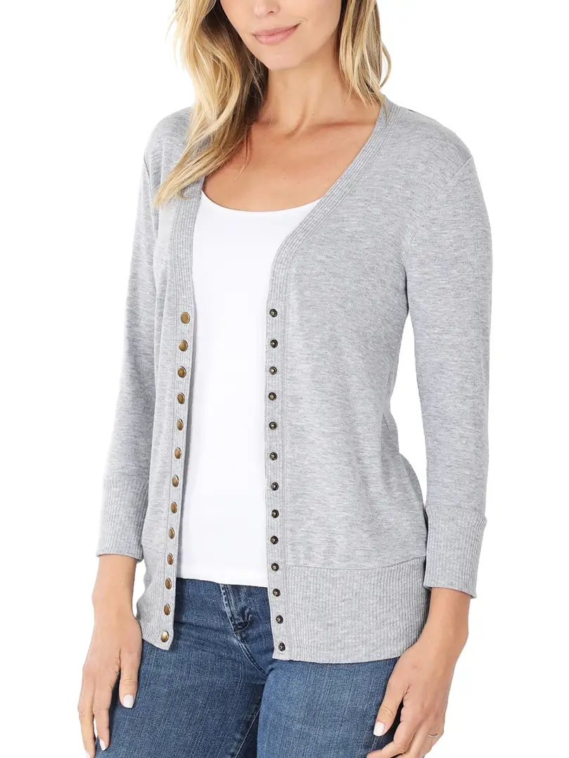 Snap Button Cardigan