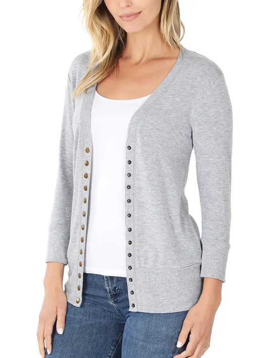 Snap Button Cardigan