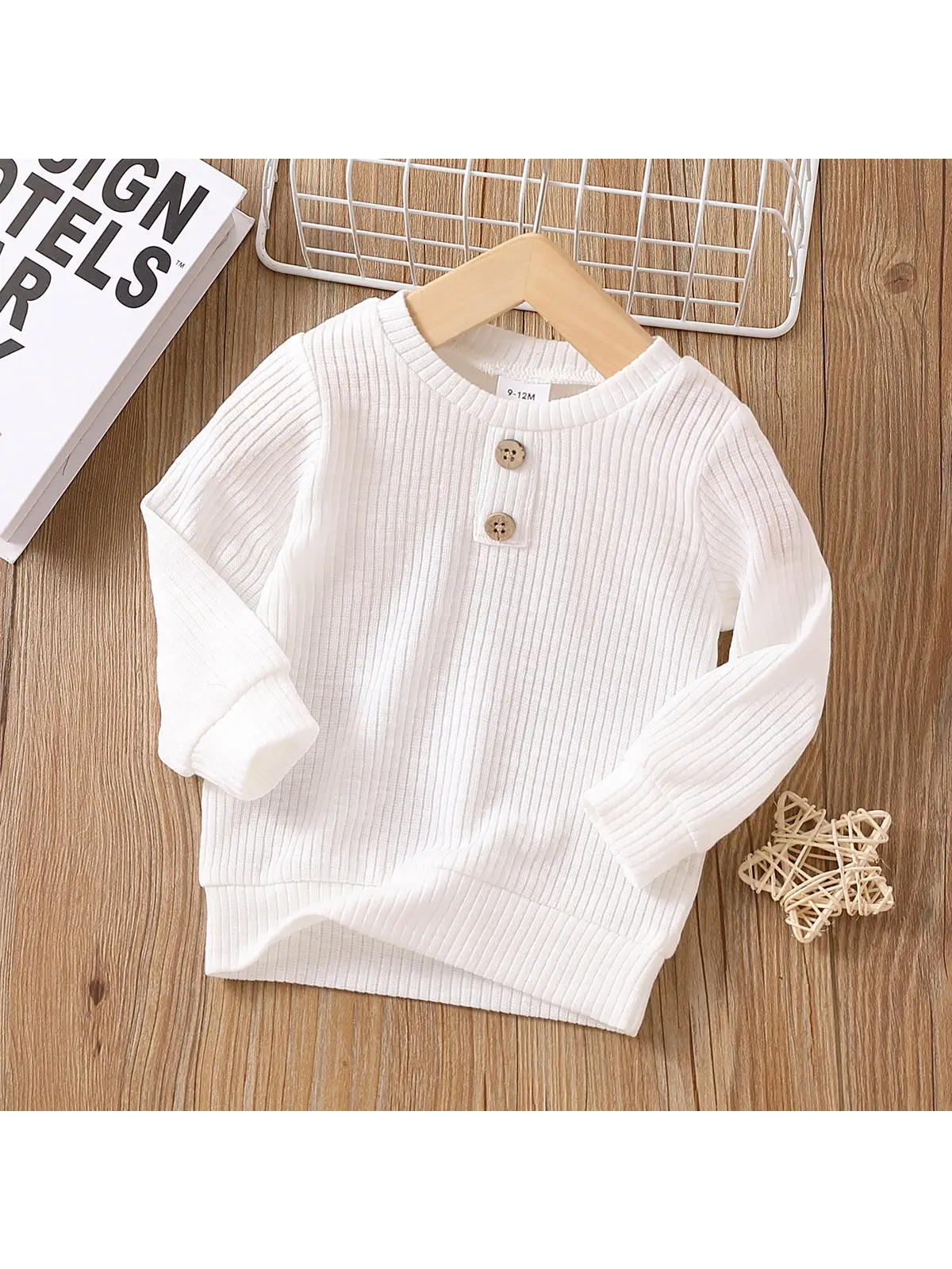 Unisex Ribbed Long Sleeve Top
