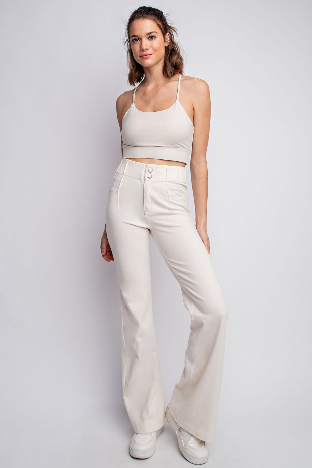 Rae Mode Cotton Stretch Twill Pants
