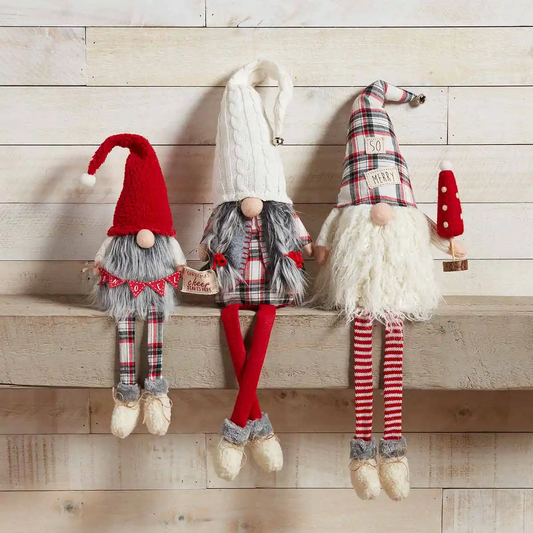 MudPie - Noel Christmas Dangle Leg Gnome