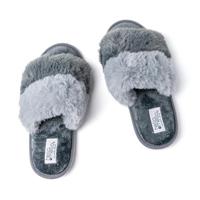 HelloMello Cotton Candy Puff Slippers