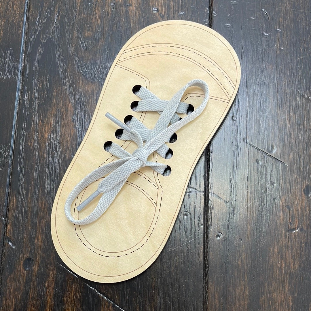 Wooden Shoe Lace Tracer