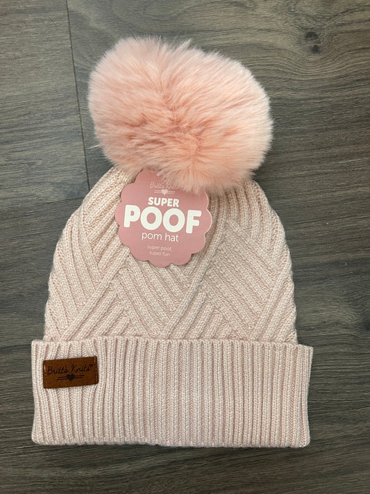 Britt's Knits Super POOF Pom Hats