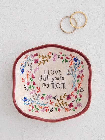 Natural Life Antique Trinket "Mom"