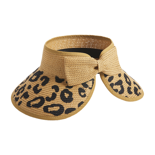 MudPie Leopard Bow Visor