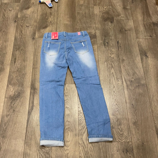 Girl's Jeans w/ Distressed Detail