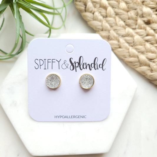 Spiffy & Splendid Druzy Studs