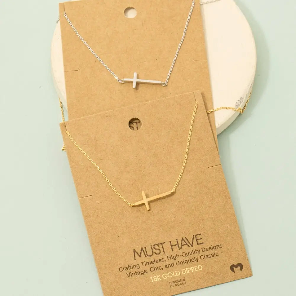 Cross Pendant Necklace