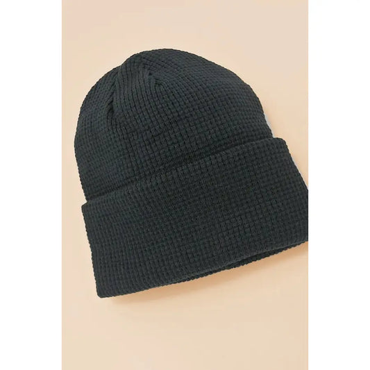 Ribbed Knit Beanie