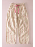 Floral Print Barrel Jean