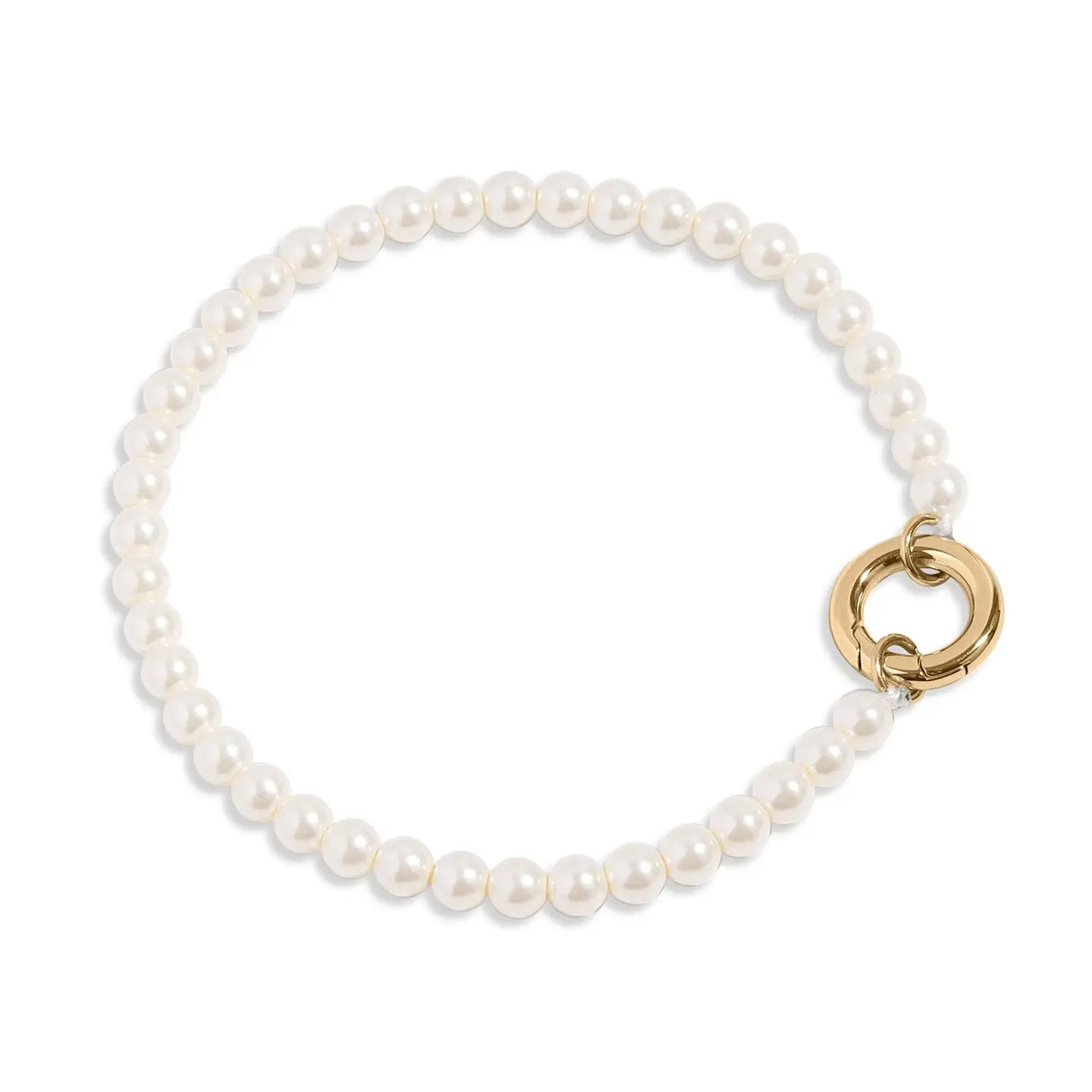 Pearl Charm Holder Bracelet
