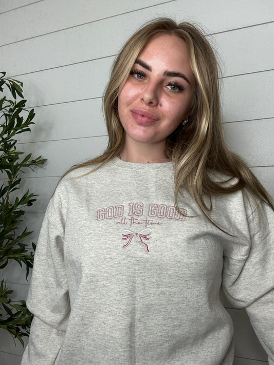 God Is Good Graphic Crewneck