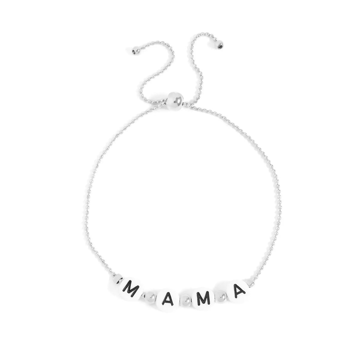 Mama Beaded Adjustable Bracelet