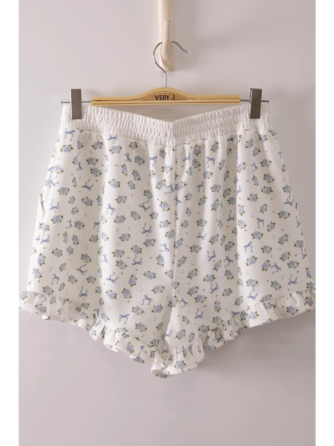 Floral Print Crewneck & Shorts Set