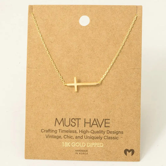 Cross Pendant Necklace