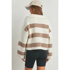 Stripe Drop Shoulder Sweater