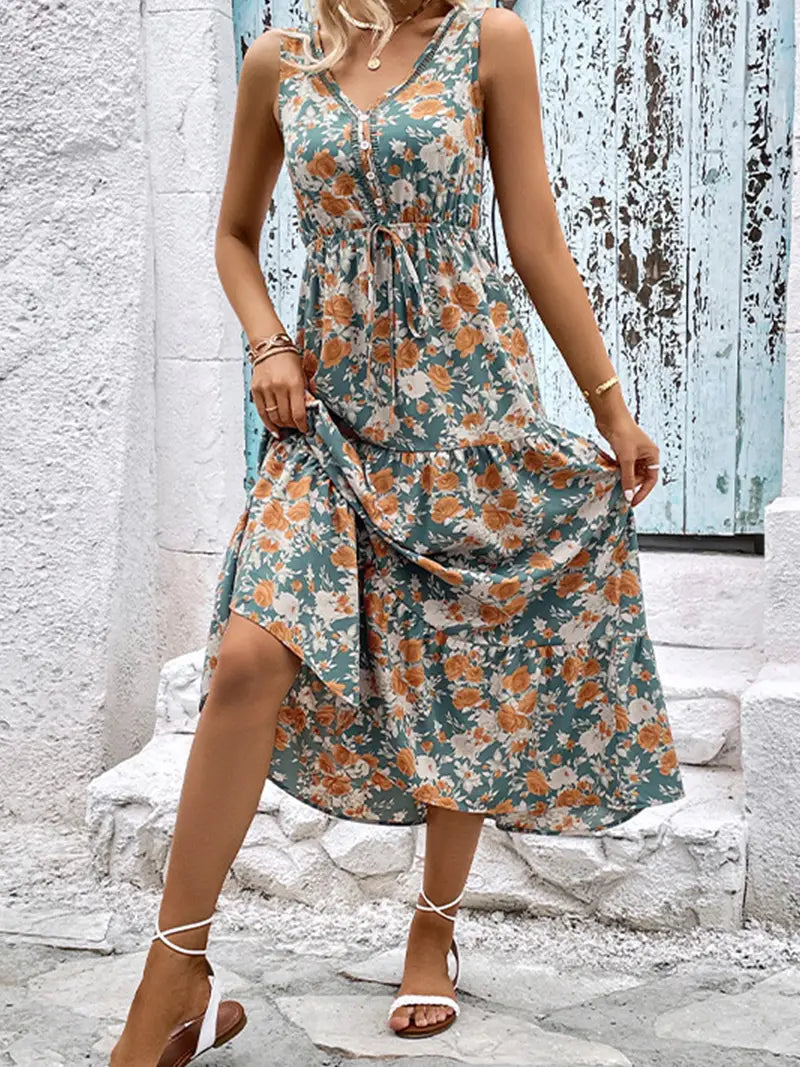 Floral Tiered Dress