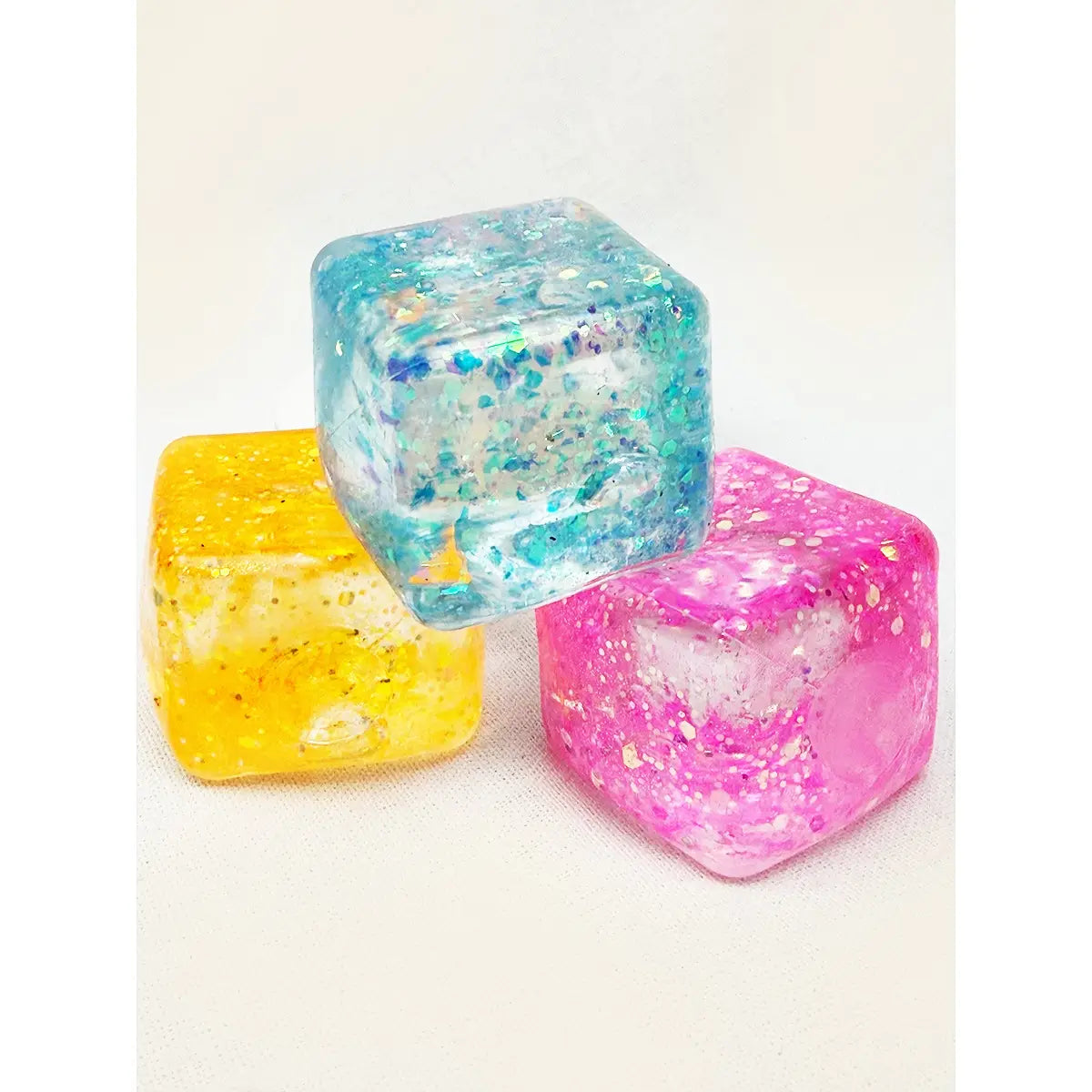 Glitter Ice Cube Squishy