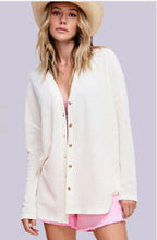 Waffle Knit Cardigan