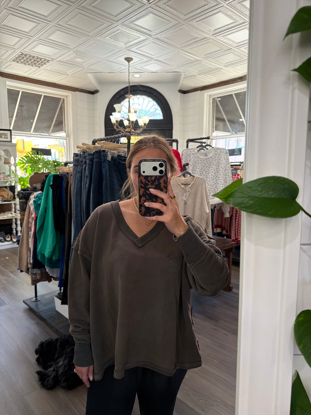 Oversized Crew Sweatshirt