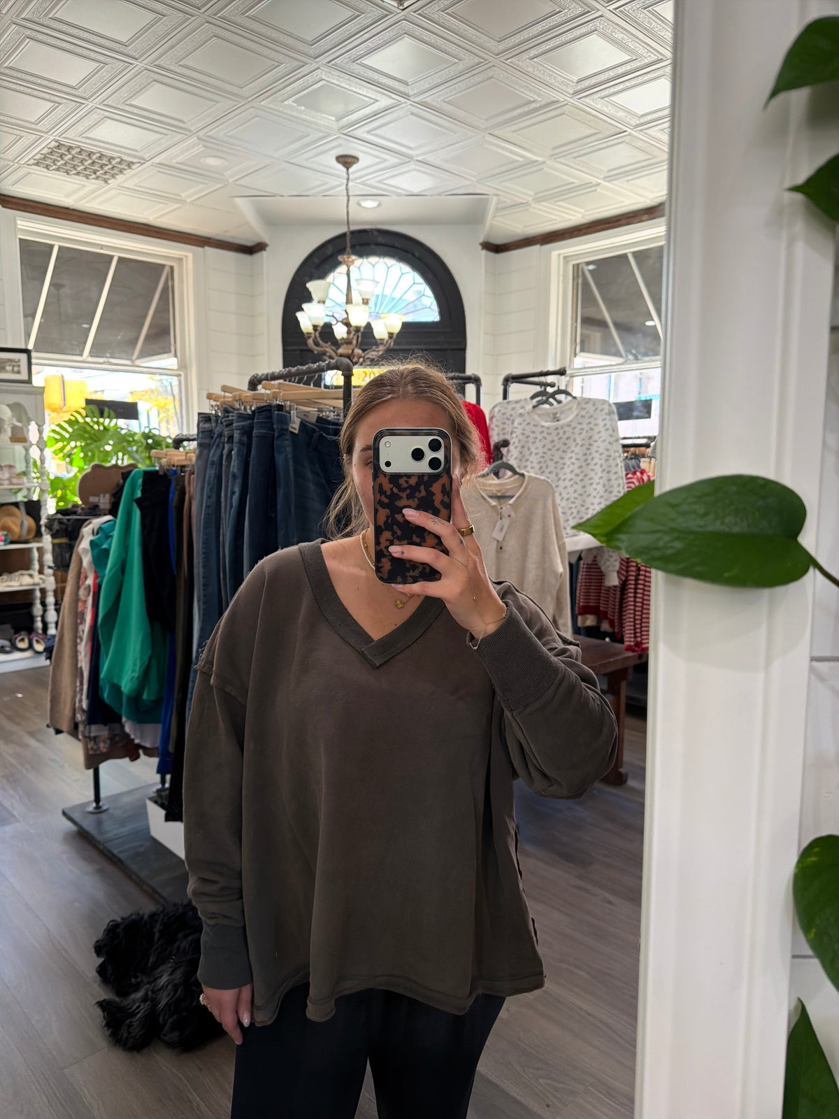 Oversized Crew Sweatshirt