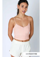 NikiBiki  Double Lace Trim Cami
