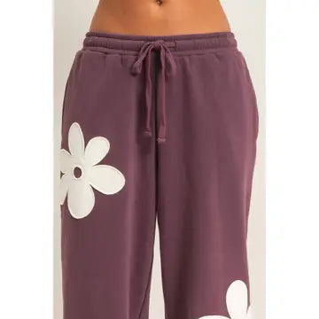Floral Drawstring Sweats