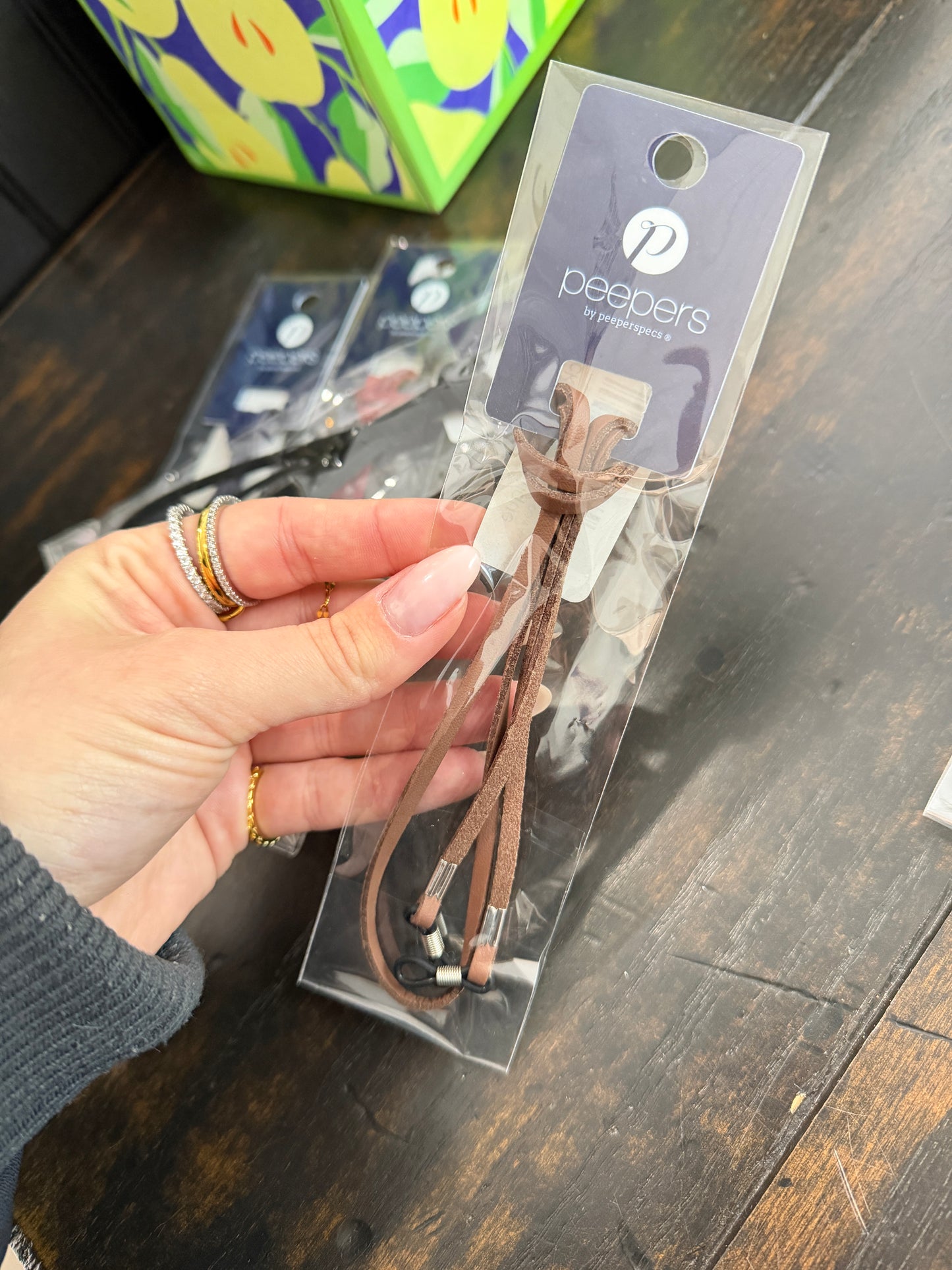 Peepers Faux Leather Cord for glasses