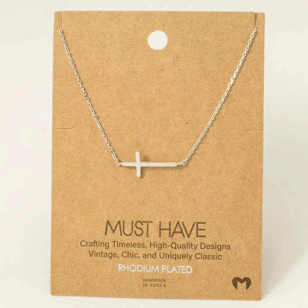 Cross Pendant Necklace