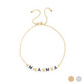 Mama Beaded Adjustable Bracelet