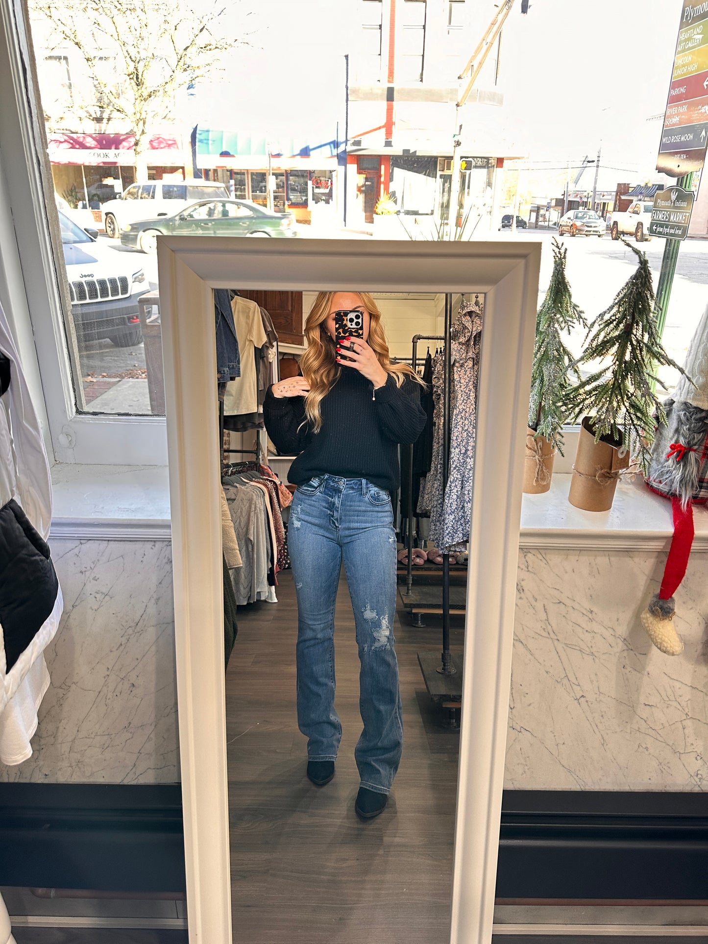 JudyBlue Minimal Destroyed Bootcut