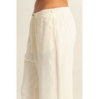 High-Waist Drawstring Pants
