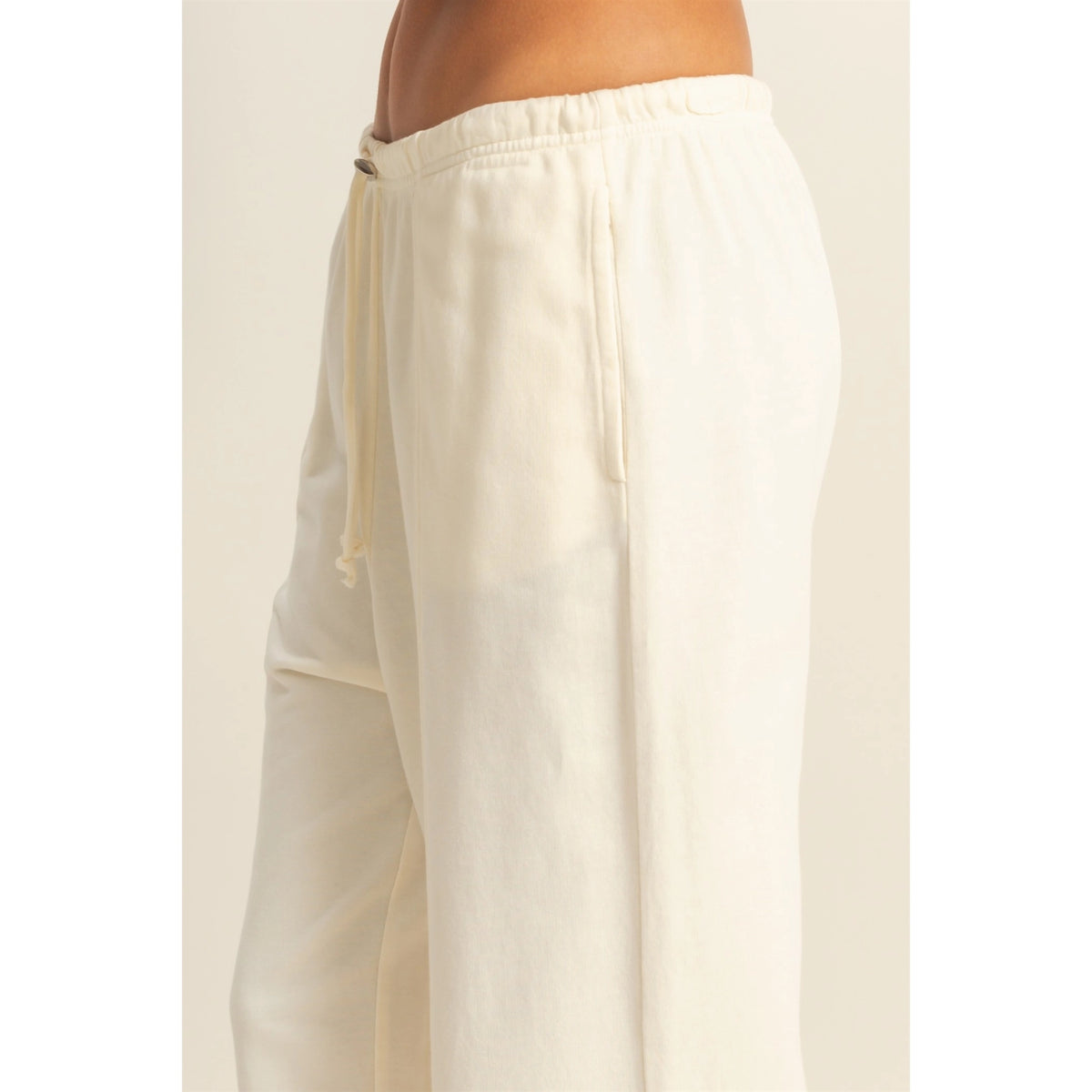 High-Waist Drawstring Pants