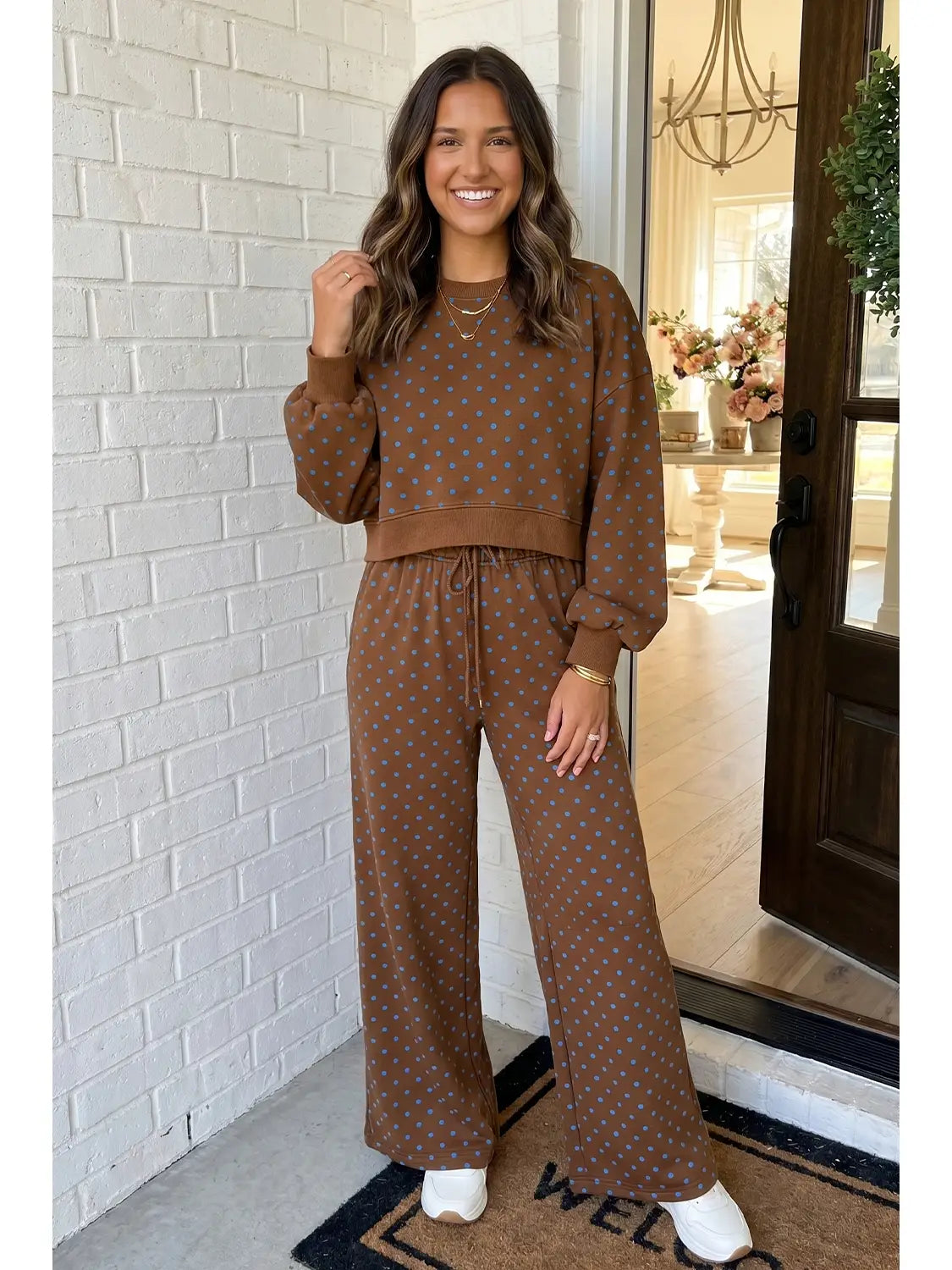 Polka Dot Sweat Set