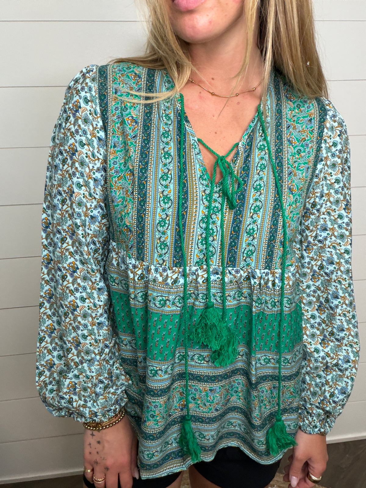 Boho Floral Long Sleeve