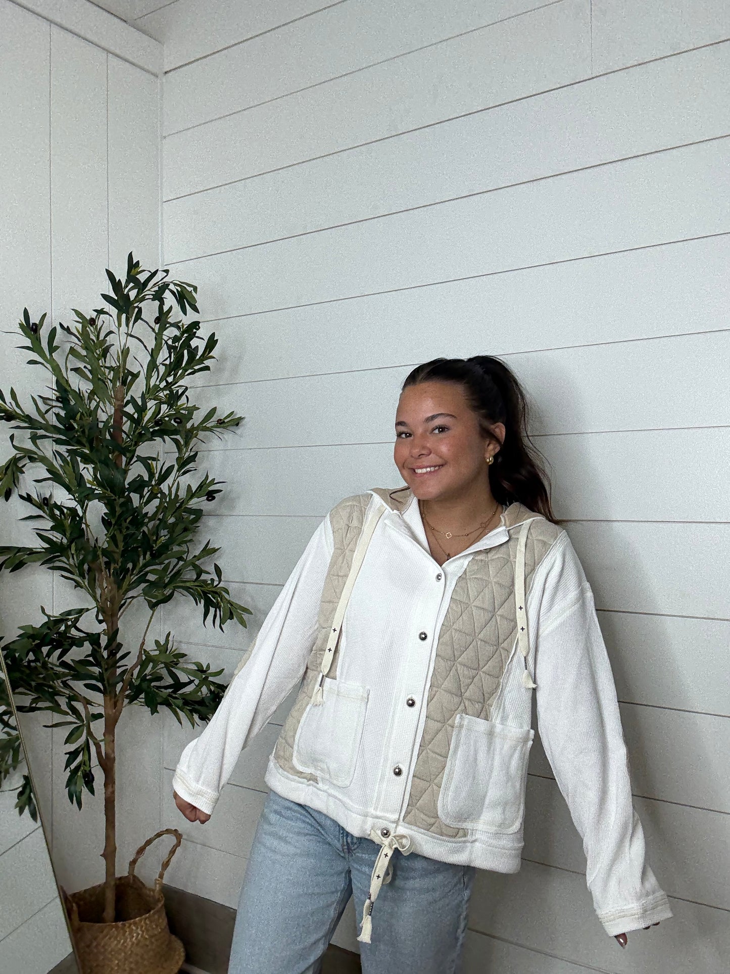 Quilted Textured Jacket