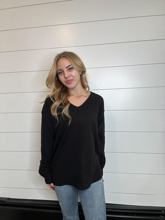 Lightweight V Neck Sweater