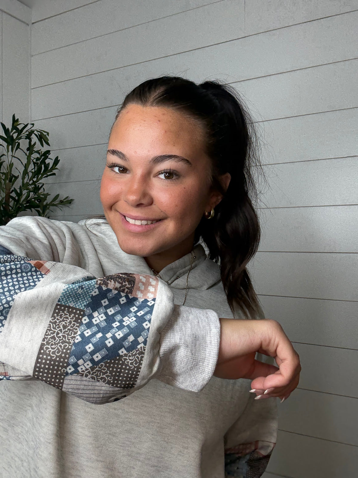 Patchwork Hoodie