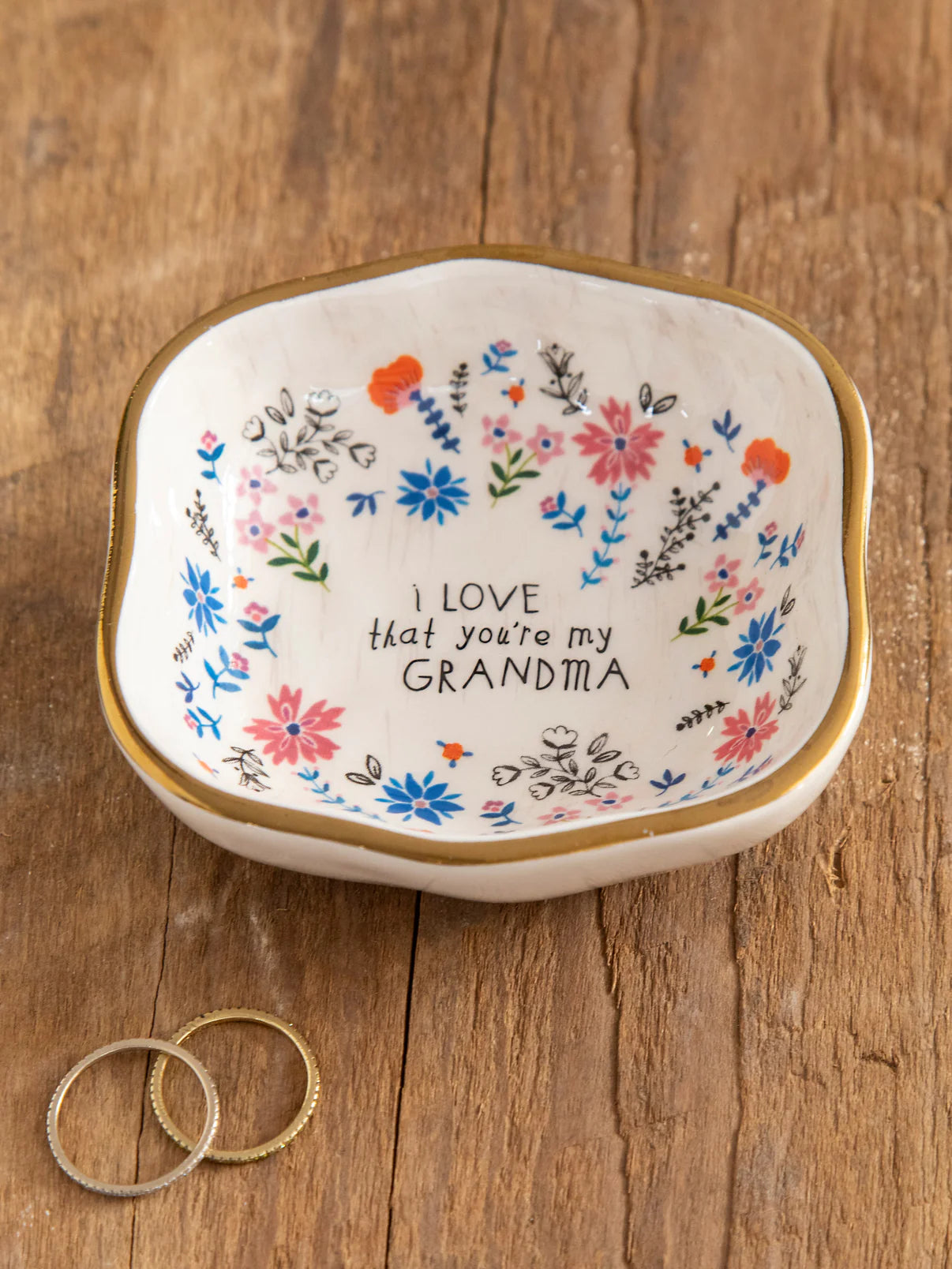 Natural Life - Antique Trinket Dish "Grandma"