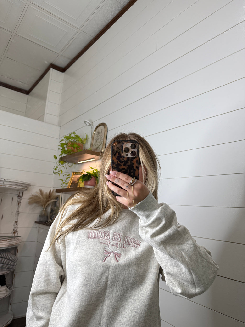 God Is Good Graphic Crewneck