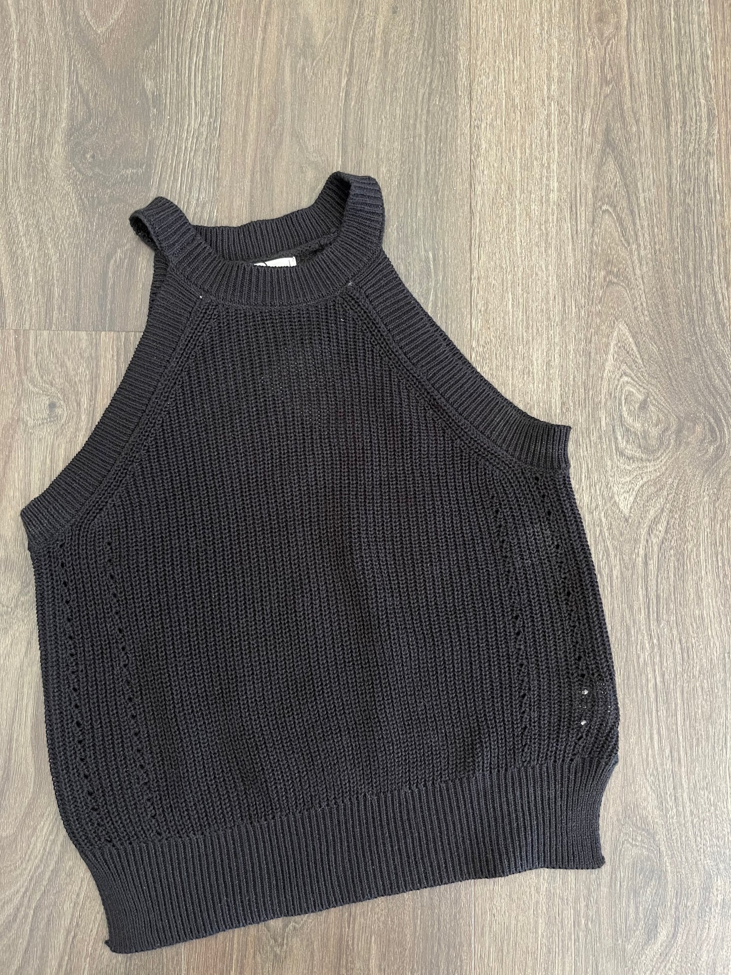 Black Knit Halter